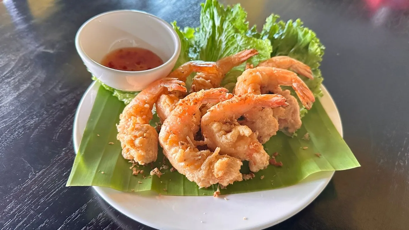 Crispy fried shrimp